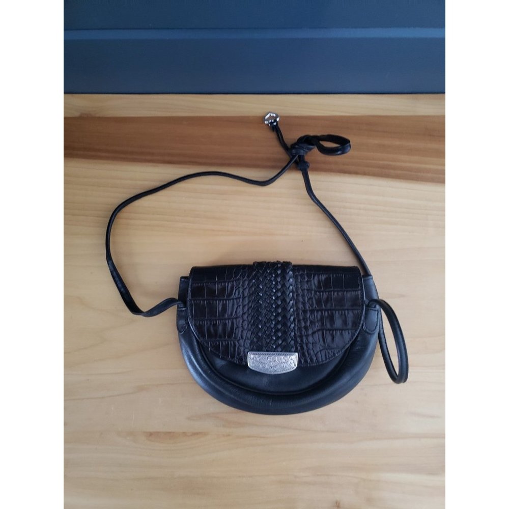 Vintage Black Brighton Leather Purse